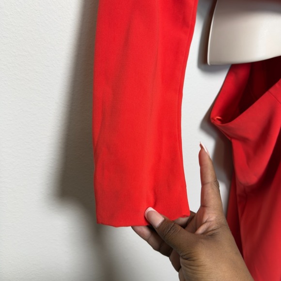 Sergio Hudson Women Jumpsuit XL One Shoulder‎ Cocktail Party Event Wide Leg Zip - Picture 4 of 11